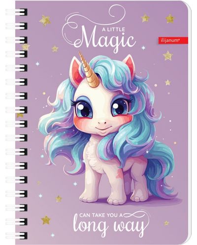 NOTES SPIRALA A6 DIKTO MP UNICORN ILIJANUM 700011