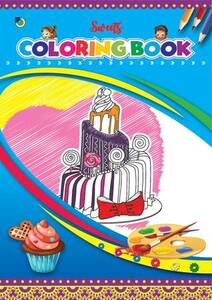 BOJANKA A4 COLORING BOOK 8L SWEETS 70911