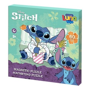 PUZZLE MAGNETNE LUNA STITCH 3U1 60PCS 000565152