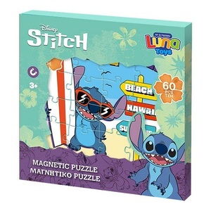 PUZZLE MAGNETNE LUNA STITCH 3U1 60PCS 000565153