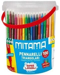 FLOMASTERI MITAMA SUPERWASHABLE TRIANGULAR 3MM 1/100 U KANTICI 62876