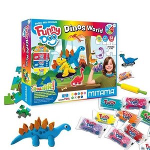 KREATIVNI SET MITAMA FUNNY DOO PLASTELIN DINO 63855