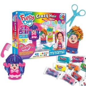 KREATIVNI SET MITAMA FUNNY DOO CRAZY HAIR SALON 63856