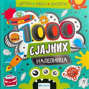 CRTAJ, OBOJ, ZALEPI 1000 SJAJNIH NALJEPNICA 29757