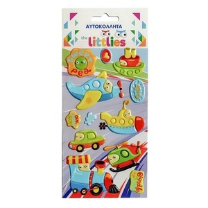STIKERI THE LITTLIES CARS 000646984 1/12PAK