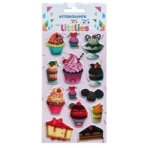 STIKERI THE LITTLIES CAKES 000647001 1/12PAK