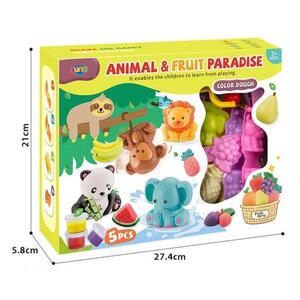 PLASTELIN LUNA ZIVOTINJE I VOCE 5BOJA 000623276