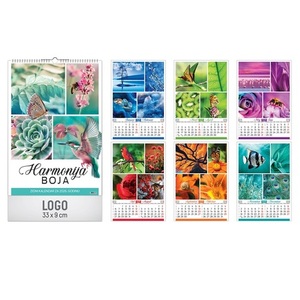 KALENDAR ZIDNI HARMONIJA BOJA R3134