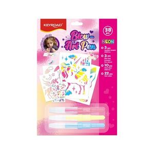 KREATIVNI SET ZA BOJANJE KEYROAD BLOW ART UNICORN 36PCS KR973356