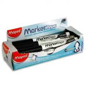 MARKER ZA BIJELU TABLU MAPED CRNI 1/12 741351 570919
