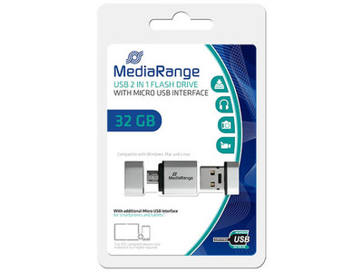 FLES MEMORIJA+USB ADAPTER 32 GB Media Range MR932