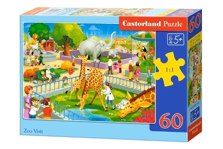 PUZZLE ZOO VISIT 60PCS B-066155