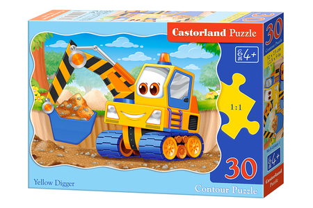 PUZZLE YELLOW DIGGER 30PCS B-03464