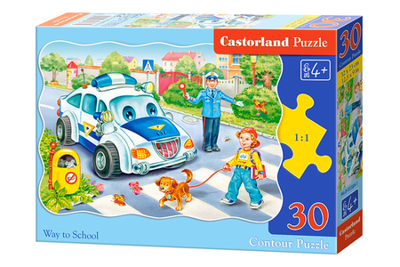 PUZZLE WAY TO SCHOOL 30PCS B-03389