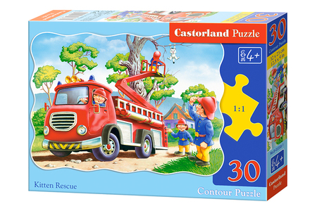PUZZLE KITTEN RESCUE 30PCS B-03358