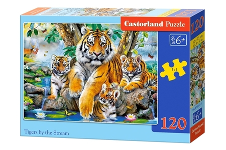 PUZLE TIGERS BY THE STREAM 120PCS B-13517