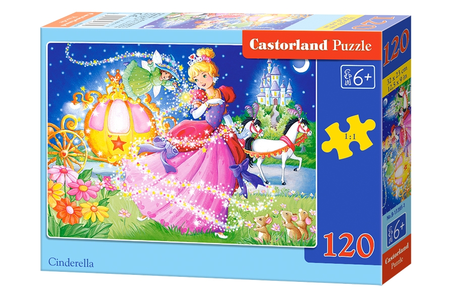 PUZLE CINDARELLA 120PCS B-13395
