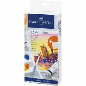 AKVAREL BOJE U TUBI FABER-CASTELL 9ml 12/1 + PALETA 169612