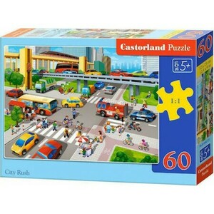 PUZZLE CITY RUSH 60PCS B-066131