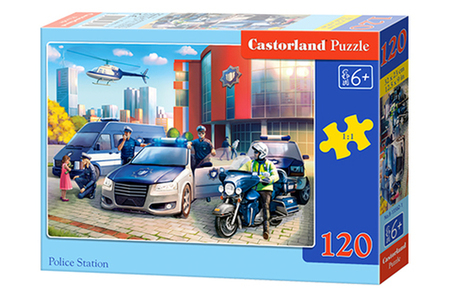 PUZZLE POLICE STATION 120PCS B-13562