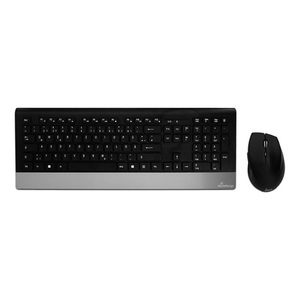 TASTATURA bezic+MIS MEdia Range MROS105 crna/sreb.