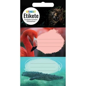 NALJEPNICE ZA SVESKE WILD ANIMAL 10/1 213289