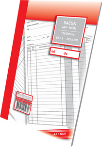 RACUN A4 NCR OPTIMUM 75913