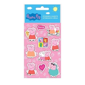 STIKERI MUST PEPPA PIG 5L 000482774