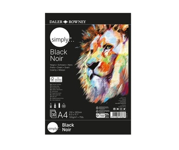 BLOK ZA SKICIRANJE BLACK A4 DALER ROWNEY 30L 120g 438436400