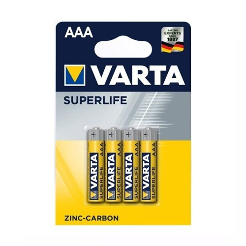 BATERIJA VARTA SUPERLIFE CINK-KARBON 4/1(AAA)