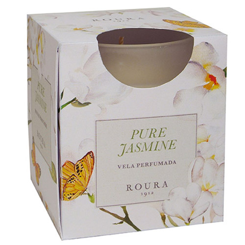 SVIJECA RORA U BRUSENOM STAKLU JASMIN 85x70mm
