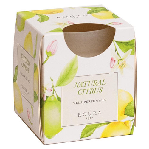 SVIJECA ROURA U BRUSENOM STAKLU CITRUS 85x70mm