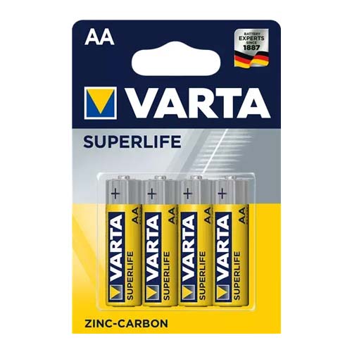 BATERIJA VARTA SUPERLIFE CINK-KARBON 4/1(AA)
