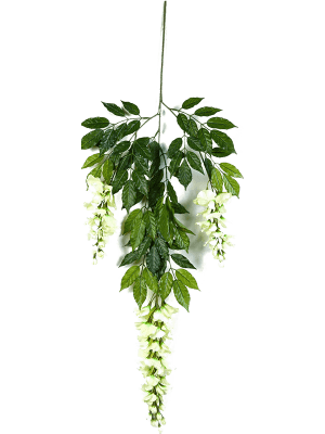 PL.CV.WISTERIA ZWEIG WHITE 85CM