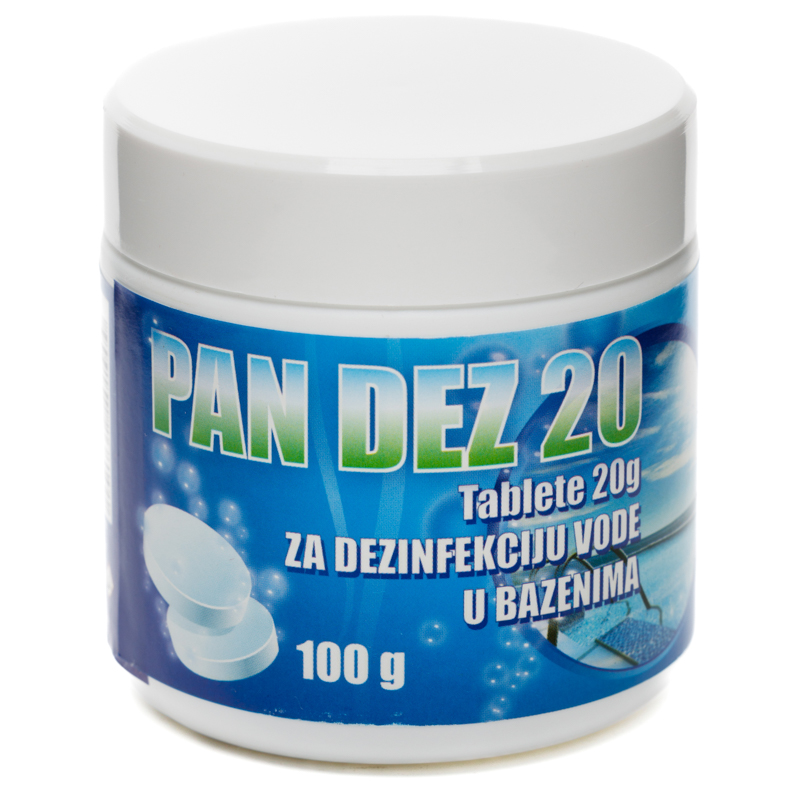 HLORNE TABLETE ZA BAZENE PANDEZ 100GR,(5X20g)