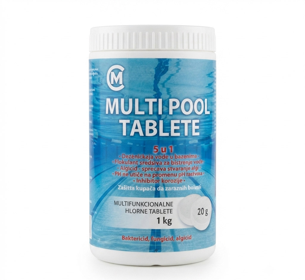 HLORNE TABLETE ZA BAZENE MULTIPOL 1/1 (5X200GR I 50X20G),21483