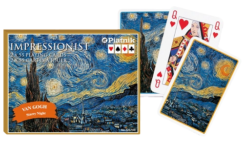 KARTE VAN GOGH STARRY NIGHT PIATNIK BRIDGE ZK 226748 2/1 karton