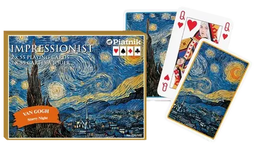 KARTE VAN GOGH STARRY NIGHT PIATNIK BRIDGE ZK 226748 2/1 karton