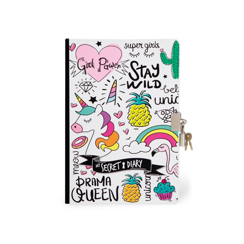 DNEVNIK SA KLJUČEM UNICORN TOTAL XL1848