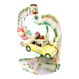 ČESTITKA SANTORO PENDULUM TOGETHER FOREVER PD028