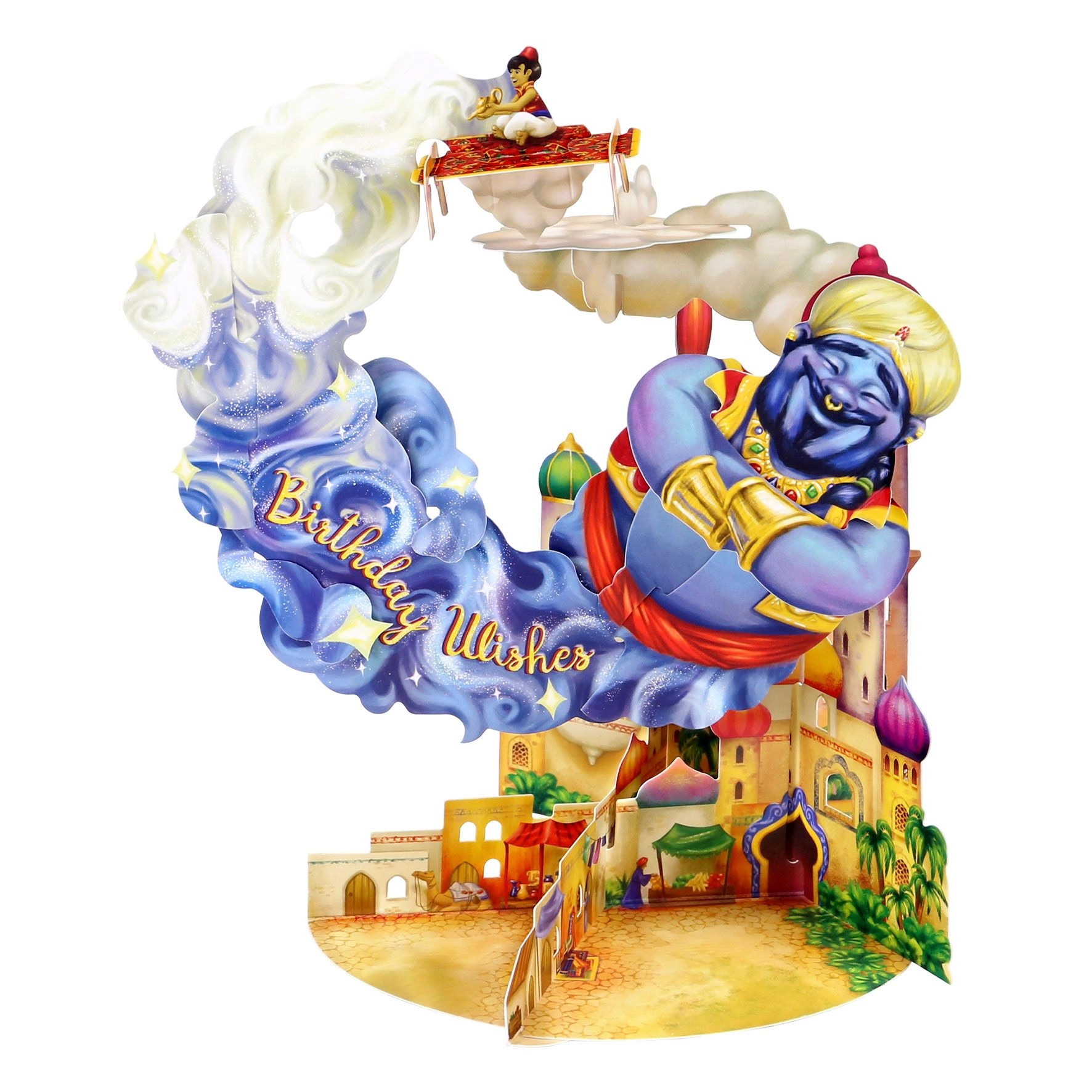 ČESTITKA SANTORO PENDULUM GENIE BIRTHDAY WISHES PD002