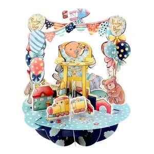 ČESTITKA SANTORO PIRUETTES BABY BOY PS092