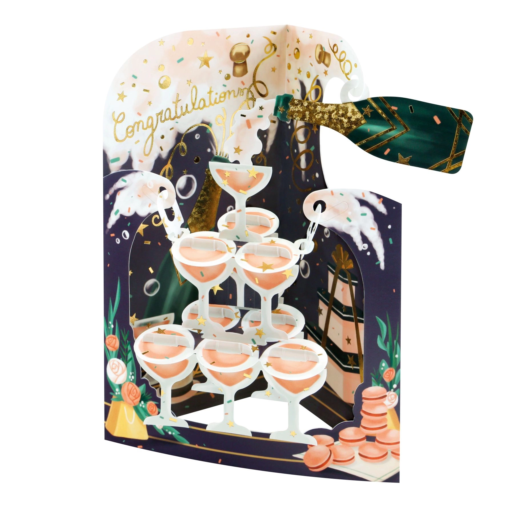 ČESTITKA SANTORO SWING CARDS CONGRATULATIONS XSC221