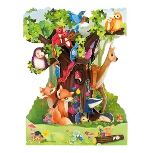 ČESTITKA SANTORO SWING CARDS FOREST ANIMALS SC186