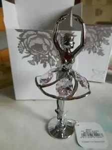 FIGURA WIDDOP CRYSTOCRAFT BALERINA PINK CRYSTALS AP272