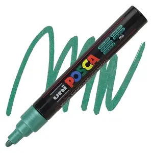 Marker Uni pc-5m Posca metallic zeleni