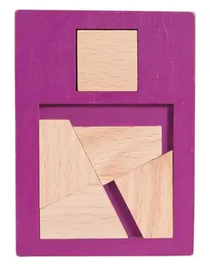 IQ-TEST FRIDOLIN EXTRA PIECE PURPLE SQUARE LARGE 17101