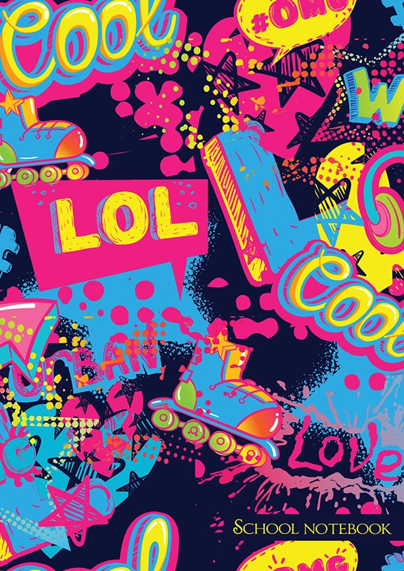 SVESKA A4 D MP 52L GRAFITI