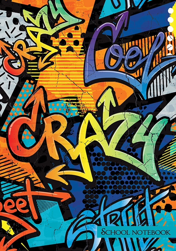 SVESKA A4 SK MP 52L GRAFITI