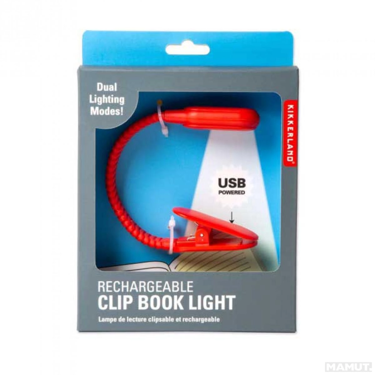 RECHARGEABLE CLIP BOOK LIGHT R